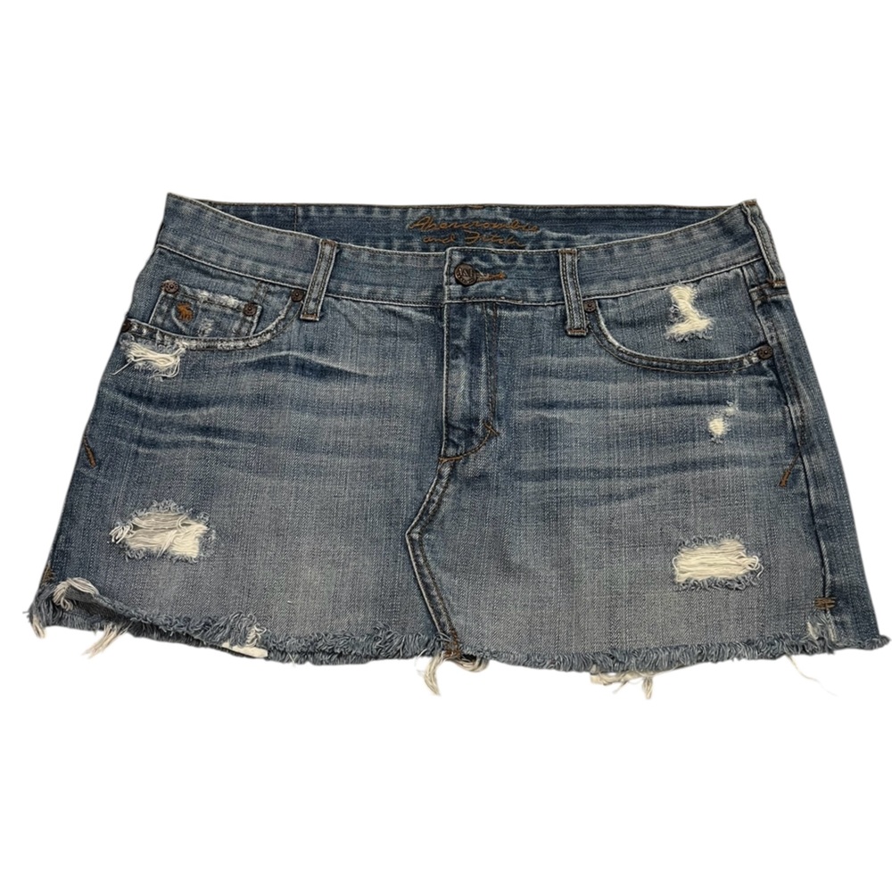 Abercrombie Y2K Denim Mini Skirt Size 8